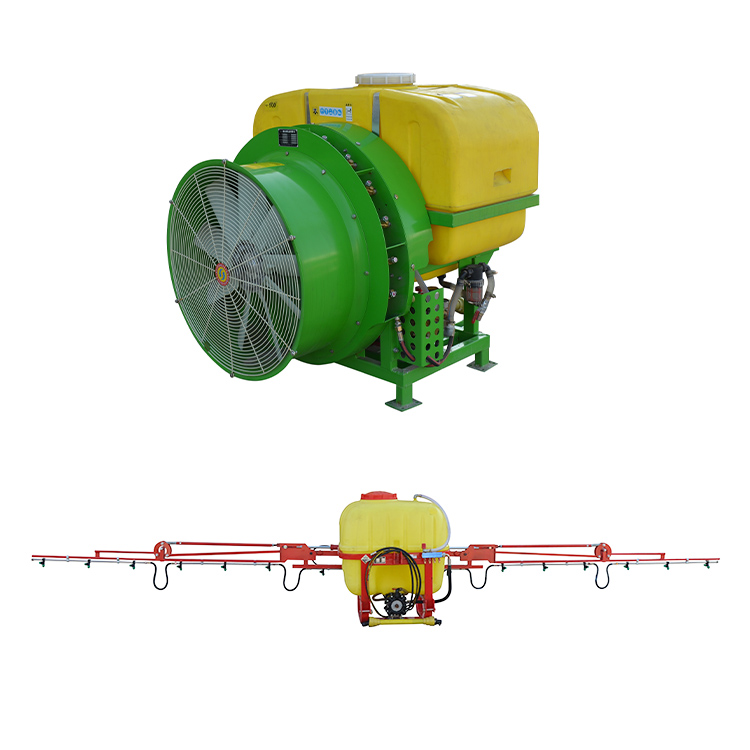 التطبيق المتباين للبخاخ ذو الذراع والبخاخ الهوائي